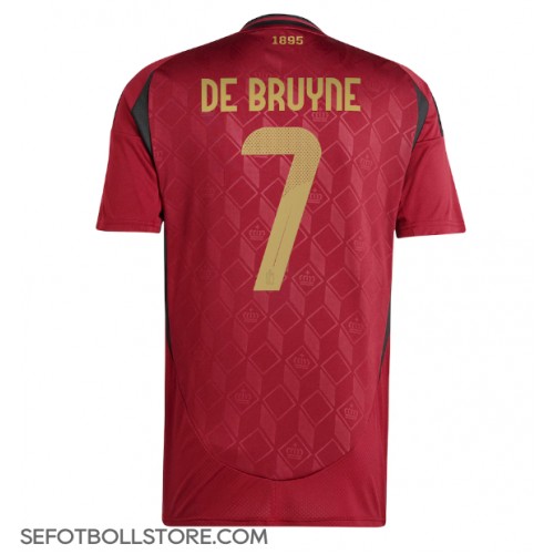 Belgien Kevin De Bruyne #7 Replika Hemmatröja EM 2024 Kortärmad